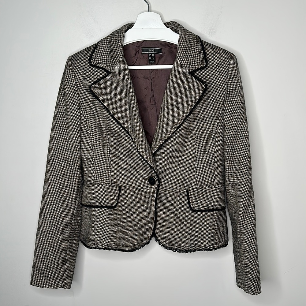 Mango MNG Wool and Silk Blazer